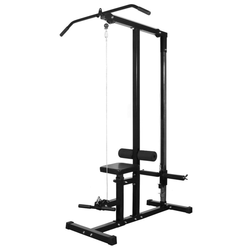vidaXL Hantelbank Kraftturm mit Langhantel und Kurzhantel-Set 30,5 kg