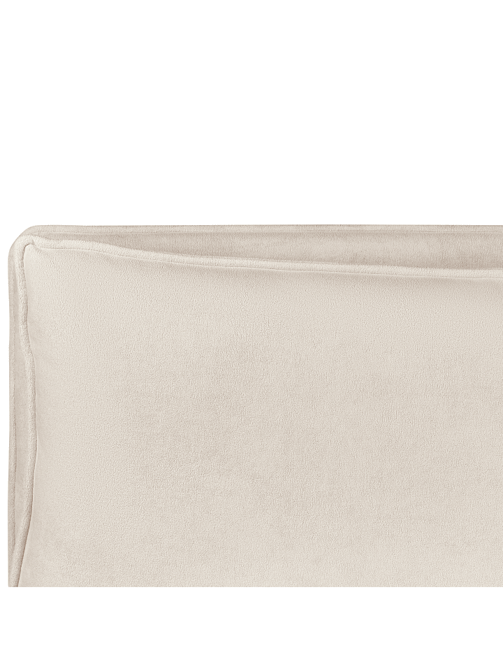 Beliani Doppelbett BAJONNA in Beige - (W) 184 x (H) 102 x (L) 235 cm günstig kaufen onesize