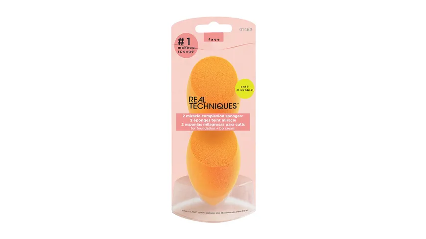 REAL TECHNIQUES 2-Pack Miracle Complexion Sponge orange