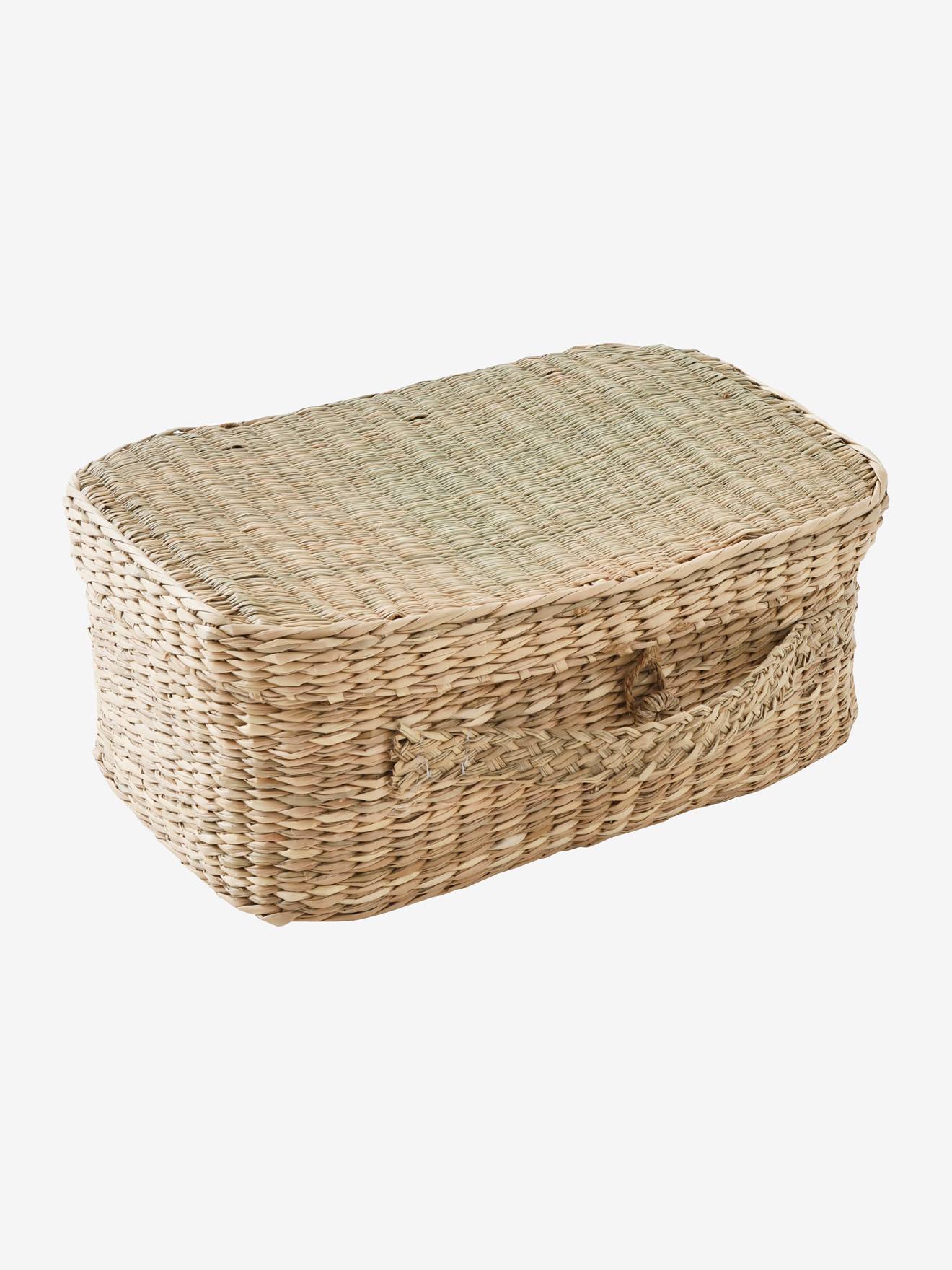 Valisette déco en herbier beige