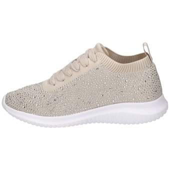 Barbarella Schnürsneaker in beige