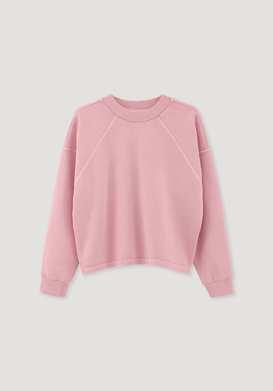 Sweatshirt mineralgefärbt aus reiner Bio-Baumwolle