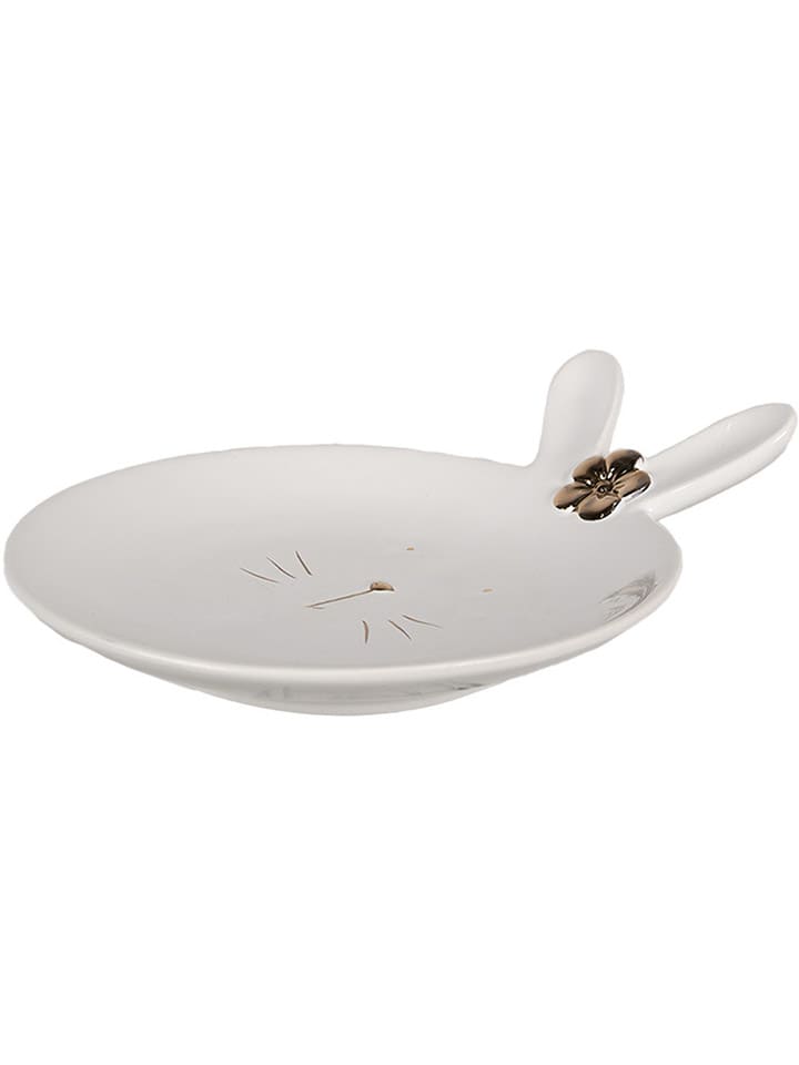 Clayre & Eef Dessertteller in Weiß - Ø 19 cm günstig kaufen onesize