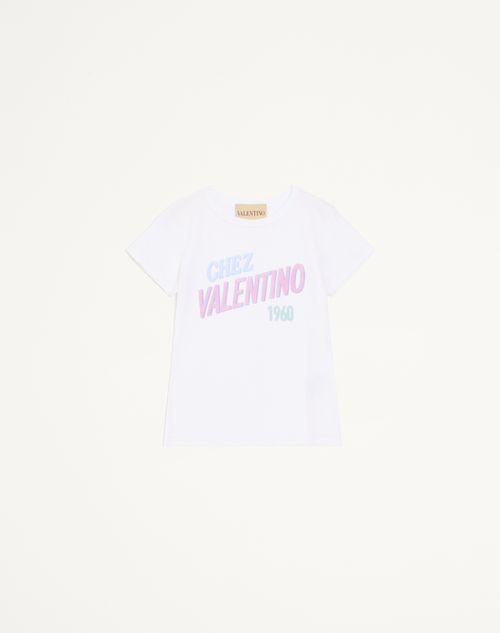Chez Valentino 1960-printet bomuldsjersey-T-shirt