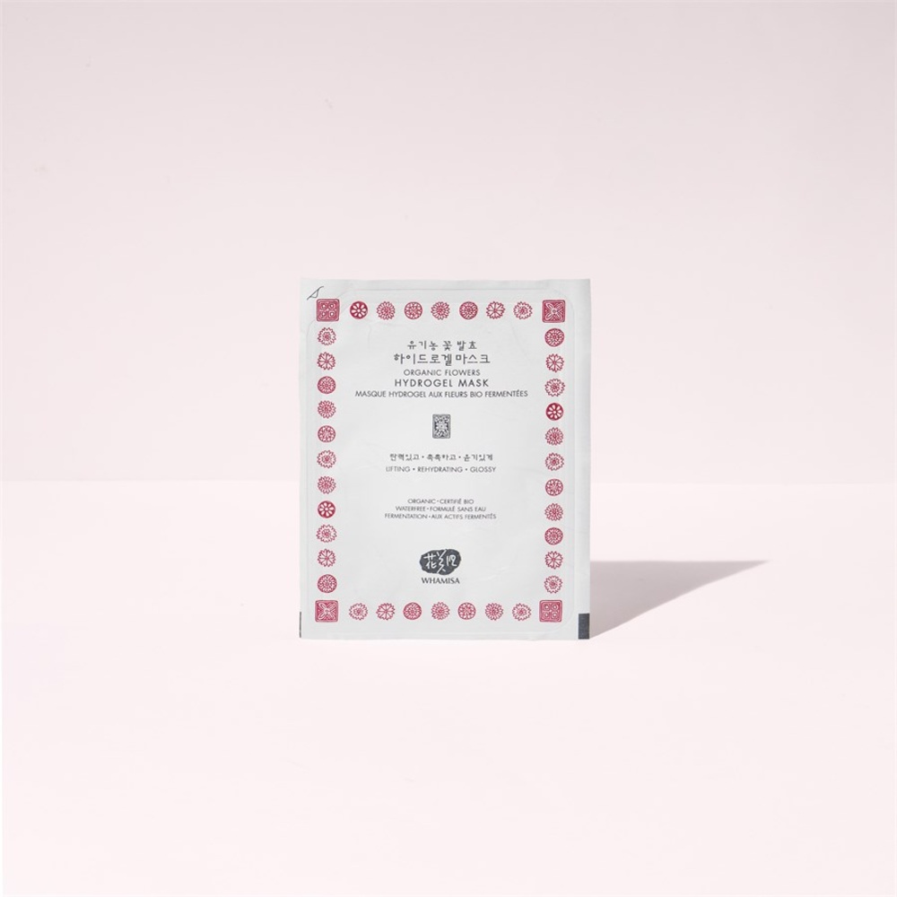 WHAMISA Organic Flowers Hydro Gel Facial Mask