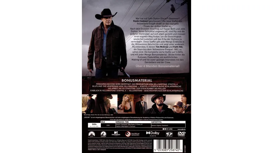 Yellowstone - Staffel 4  [5 DVDs]