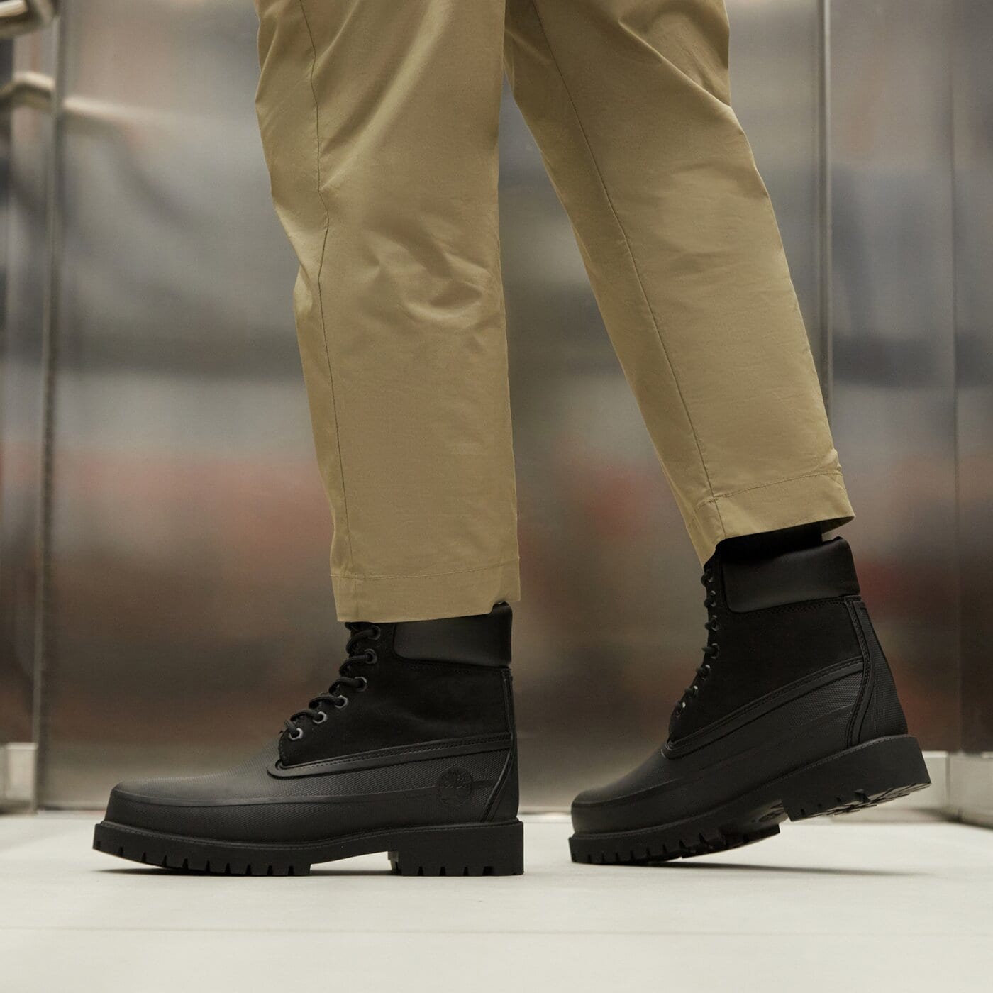 TIMBERLAND 6 INCH RUBBER TOE Schwarz