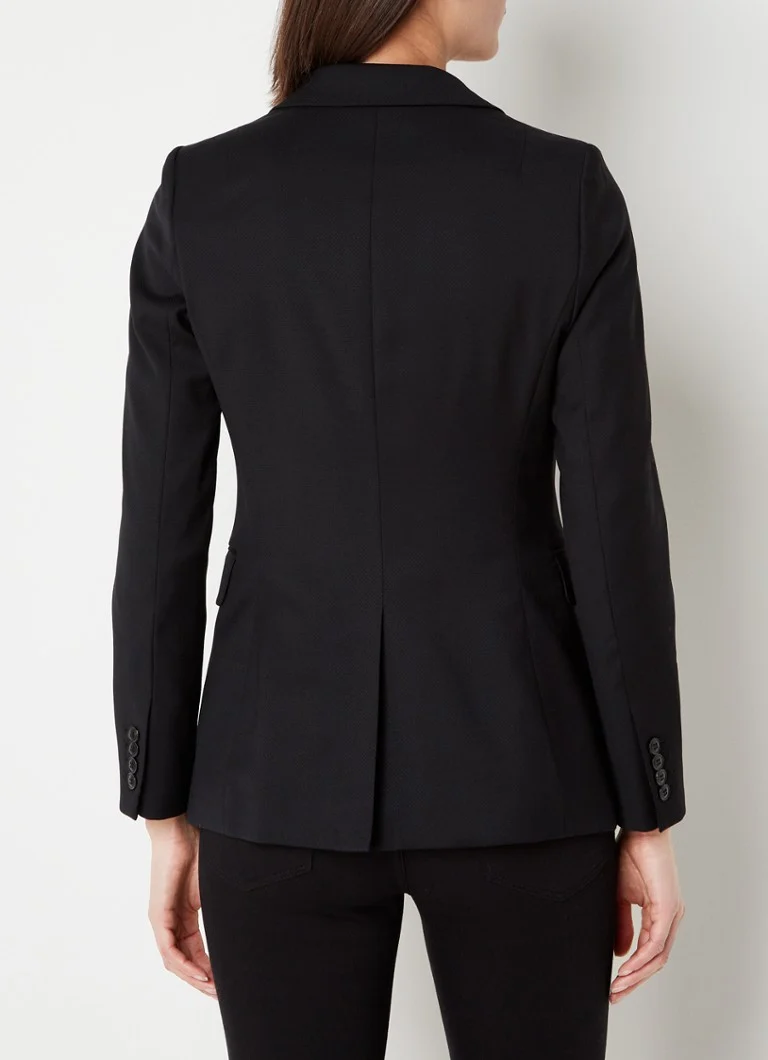 Reiss Haisley blazer in wool blend with flap pockets