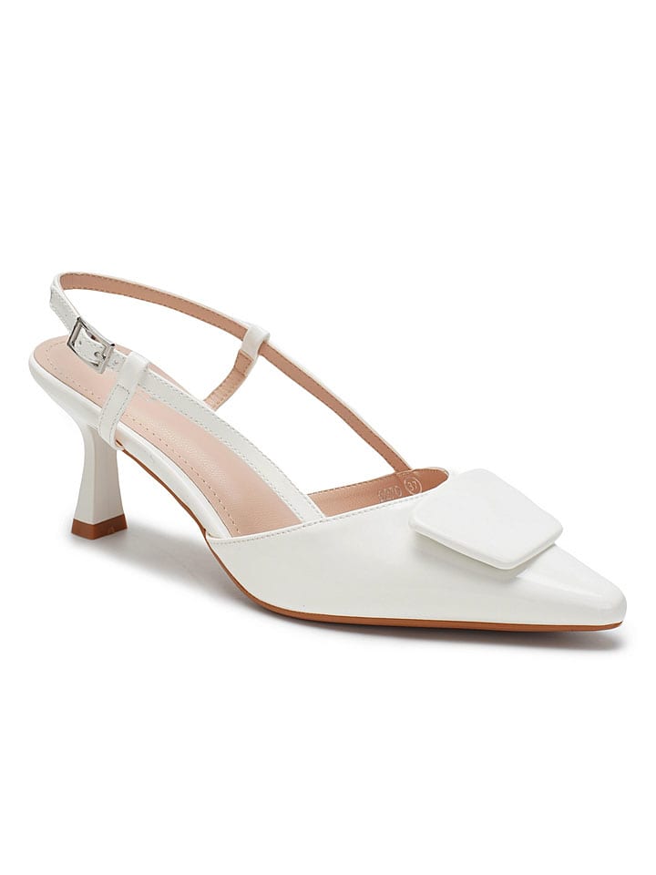 C'M Slingpumps in Weiß günstig kaufen