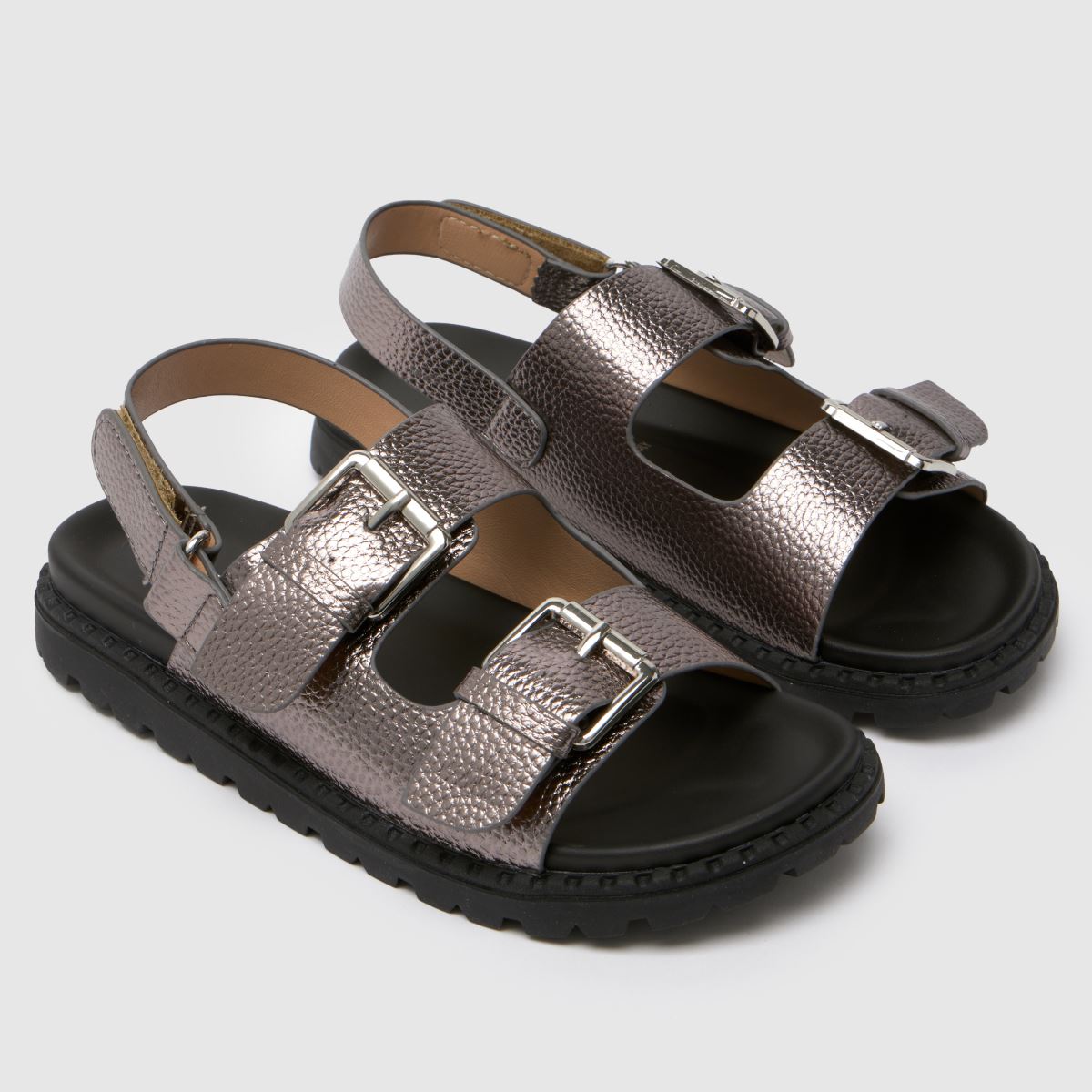 Schuh silverfärgade Tyra grova flickor juniorsandaler