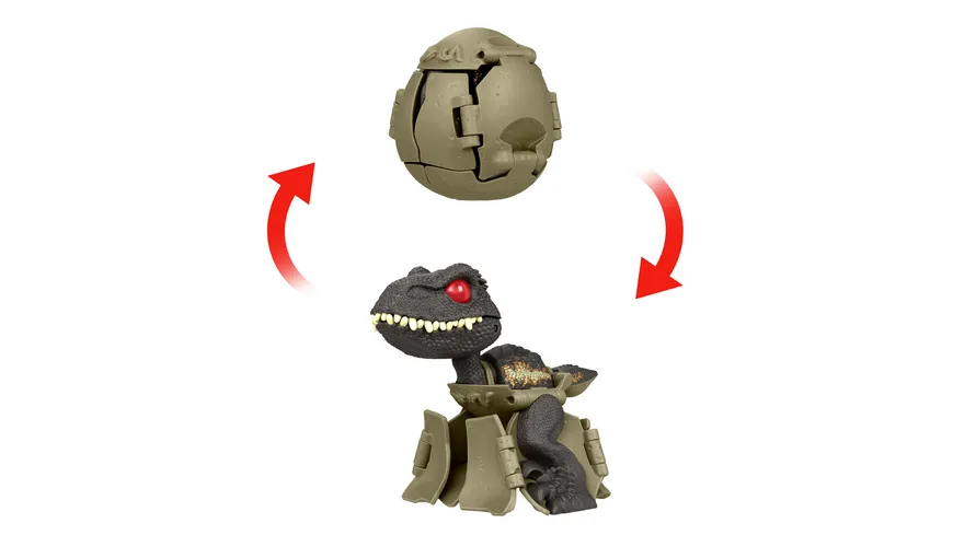 Jurassic World Hidden Hatchers-Dinosaurierfiguren, 1 Stück, sortiert