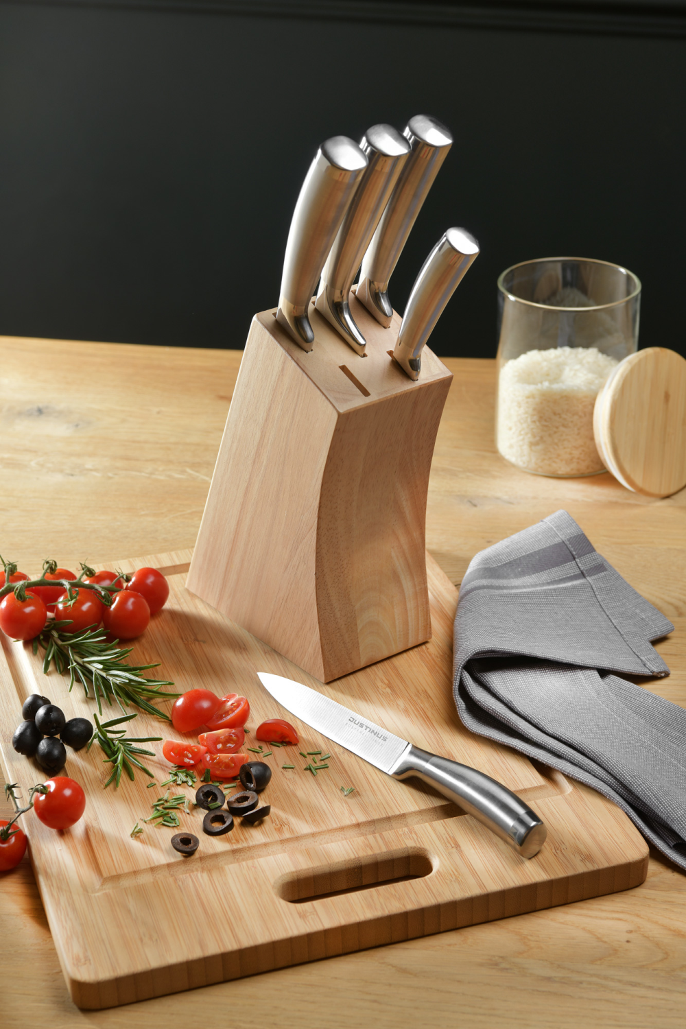 Messerblock-Set SteelArt 6-teilig