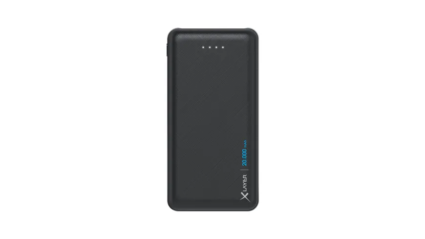 Xlayer Zusatzakku Powerbank Micro Black 20.000mAh