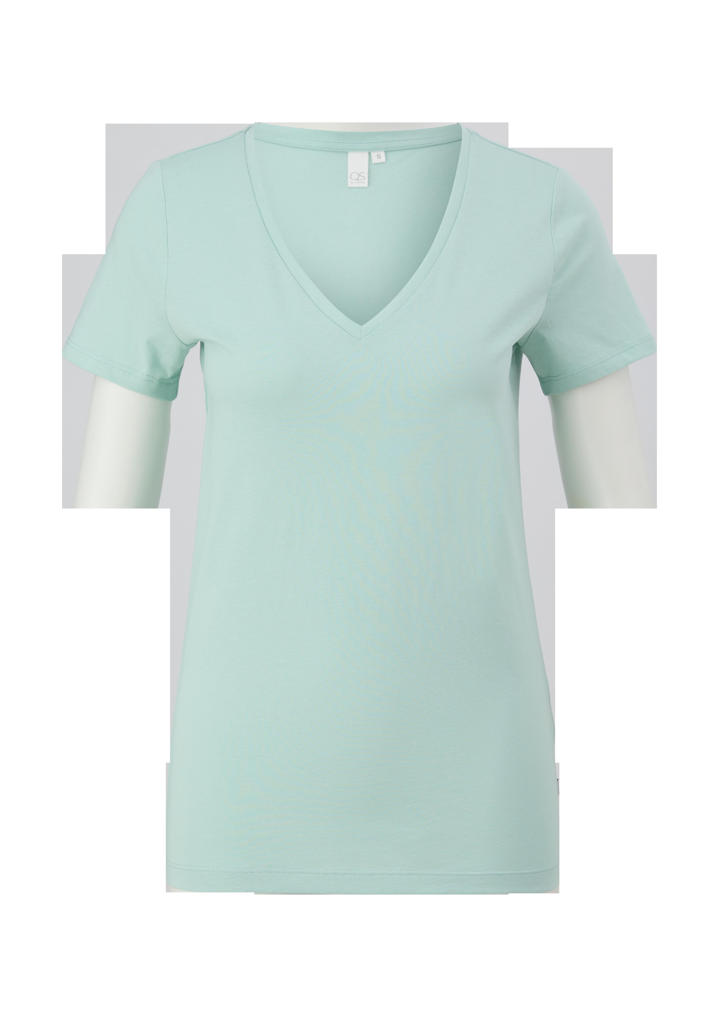 T-Shirt mit V-Ausschnitt  2058279-6092