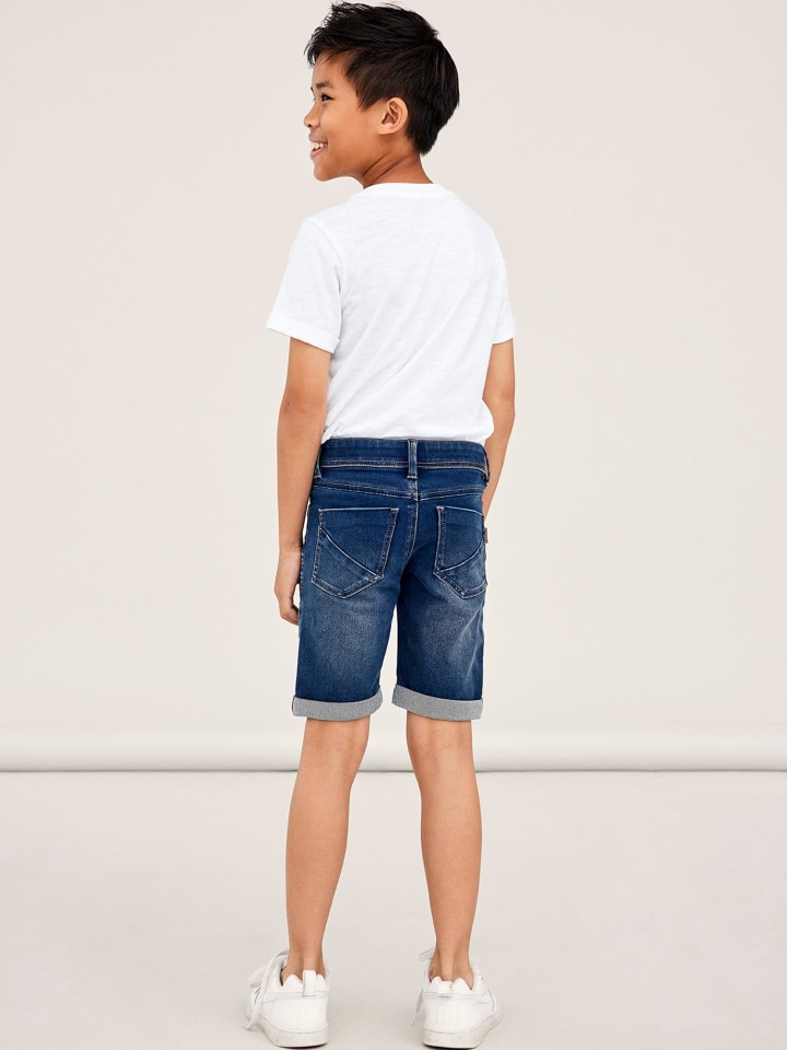 name it Jeansbermuda Long Shorts NKMsofus in medium blue denim günstig kaufen