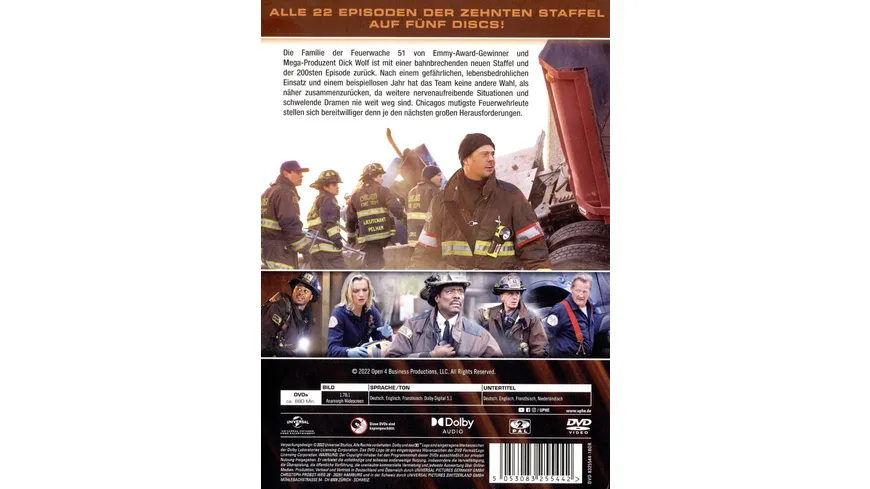 Chicago Fire - Staffel 10  [5 DVDs]