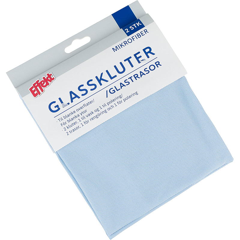 Effekt Glassklut 2-pk Microfiber, Effekt