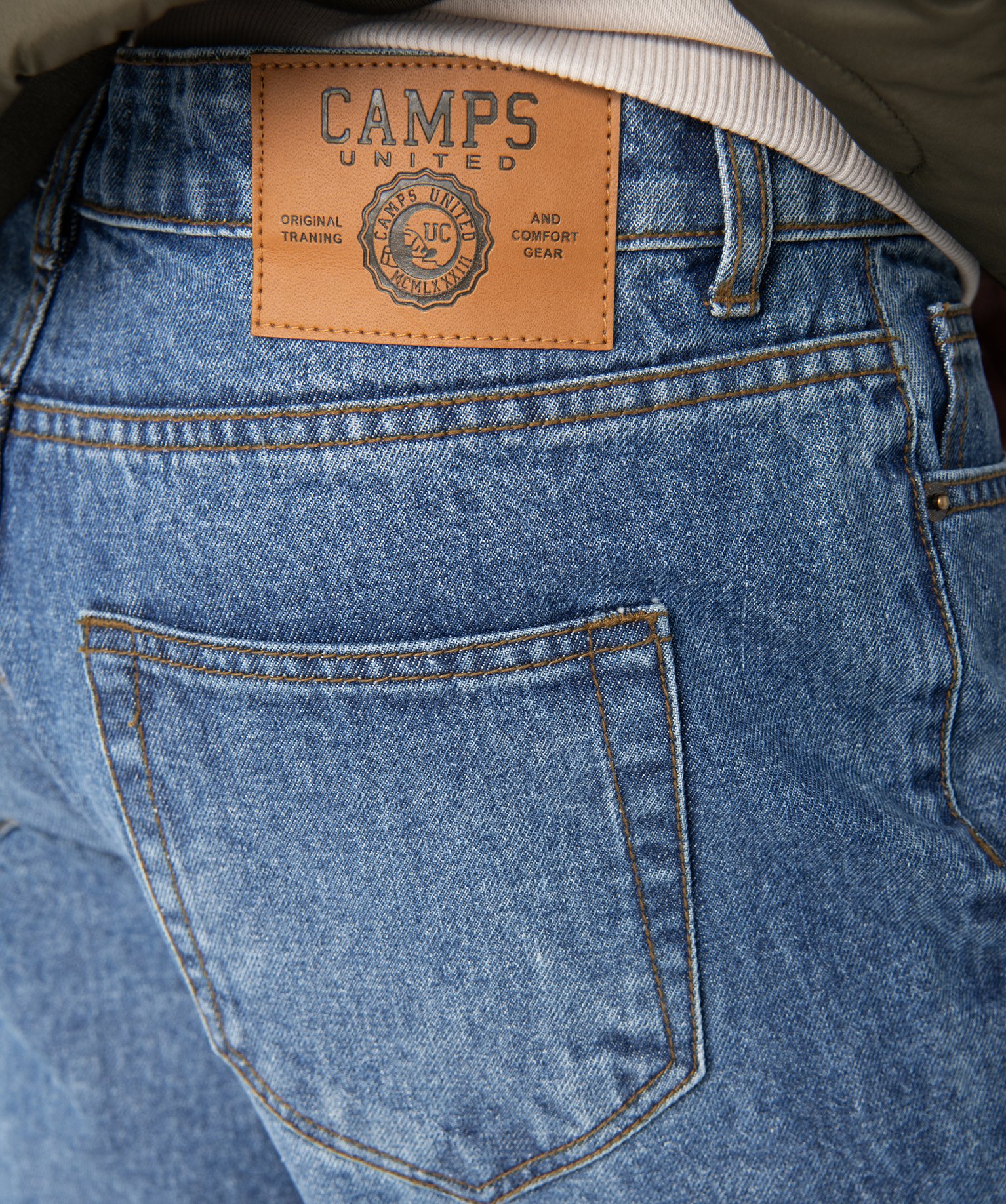 Jean homme coupe Straight - Camps United stone | GEMO