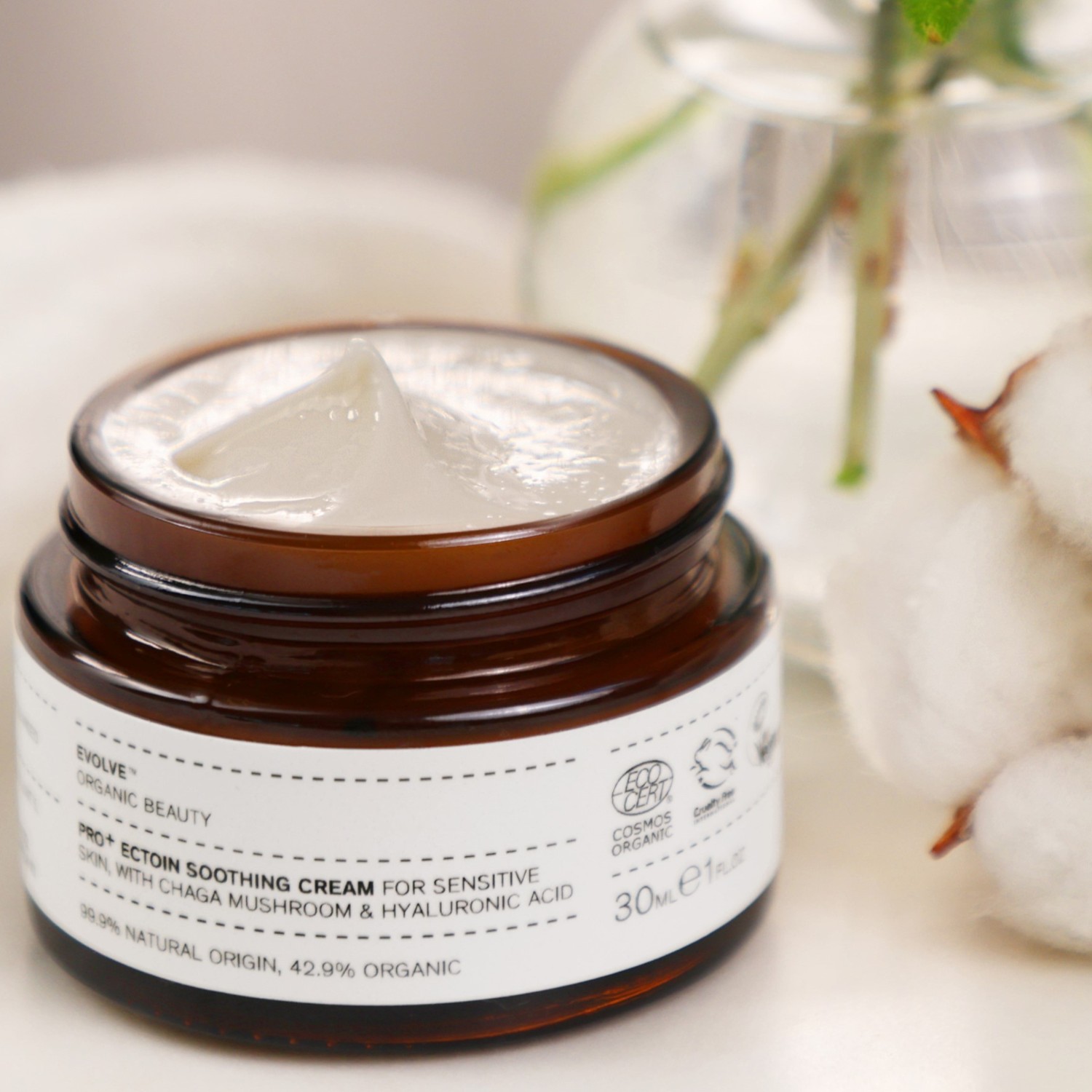 Evolve Organic Beauty Pro + Ectoin pomirjujoča krema