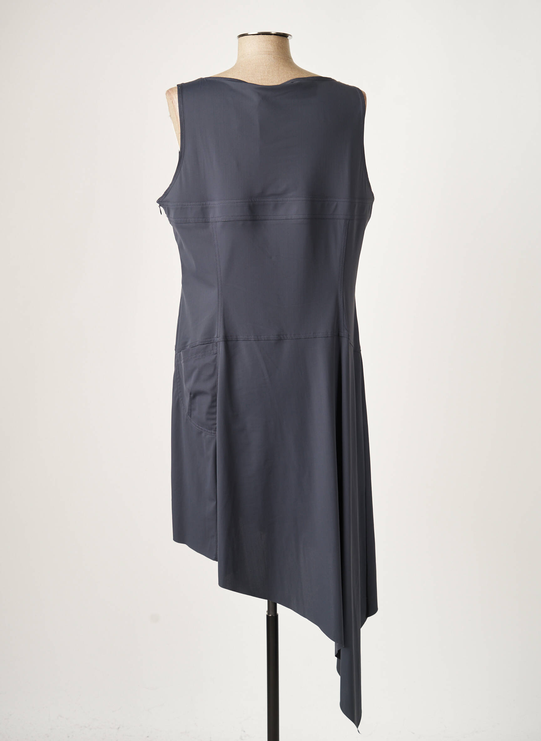Lauren Vidal Tuniquesansmanche Femme couleur gris