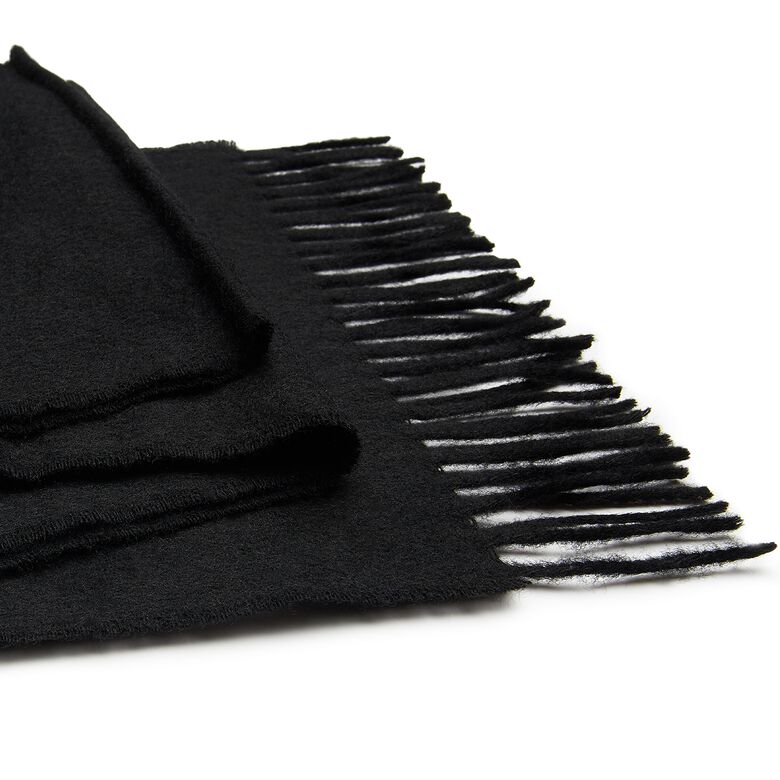 Norse Projects Norse Moon Merino Lambswool Scarf Black