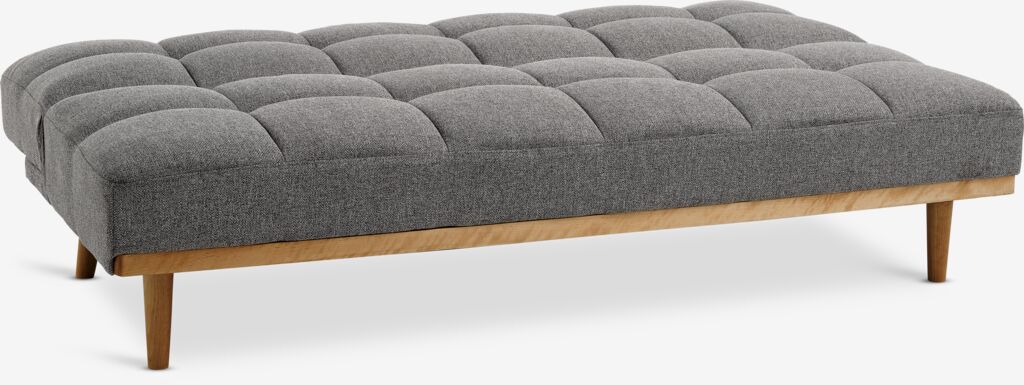 NEJEDE Sofa rozkładana NEJEDE jasnoszara tkanina