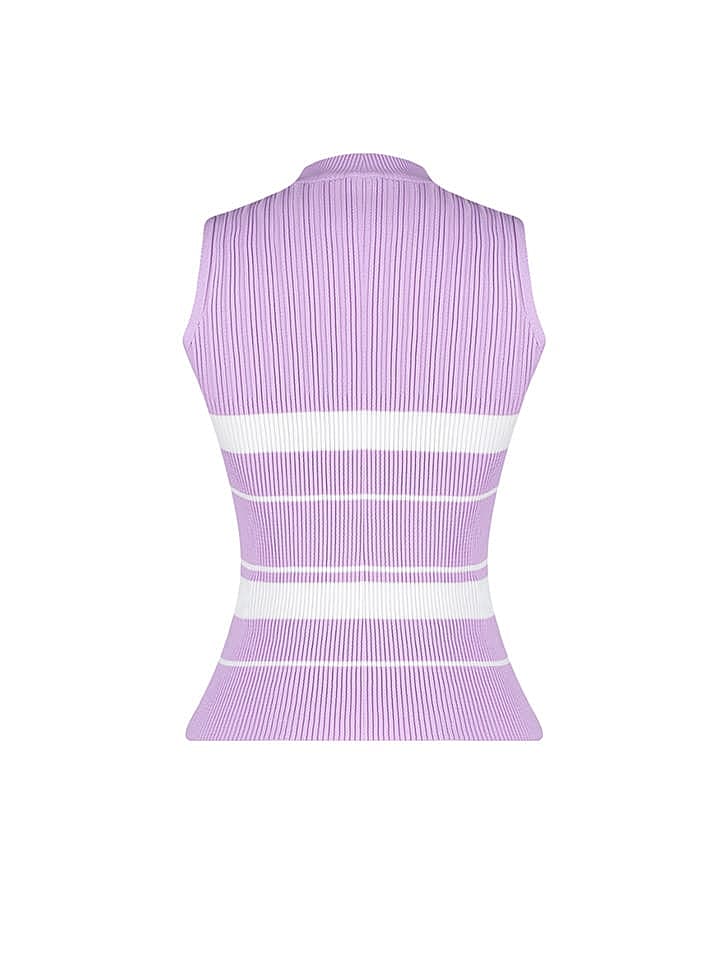 trendyol Top in Flieder/ Weiß günstig kaufen S