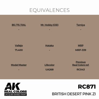 AK - Real Colors - Military - Bristish Desert Pink ZI (17ml)