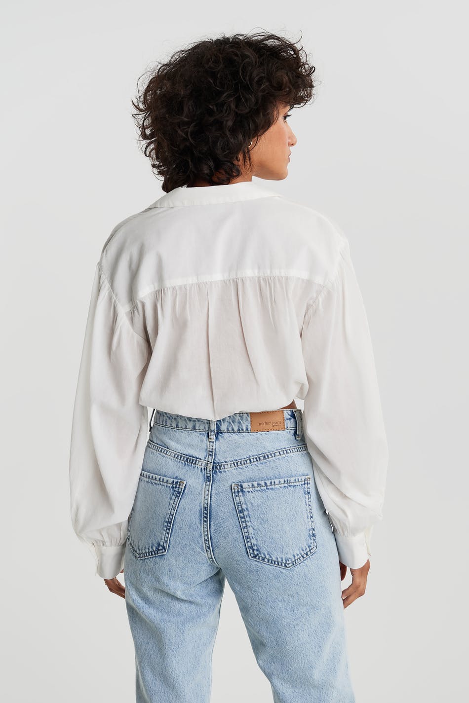 Monica tie blouse
