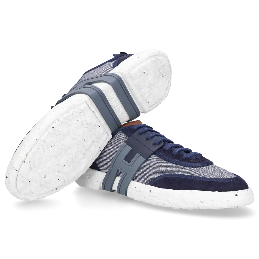 Hogan - Sneaker low H559 Veloursleder - blau