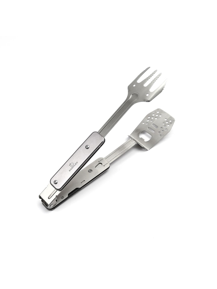 RADOLEO Grillwerkzeug Grill-Multi-Tool GENIUS POCKET 4in1  Grillbesteck in silber günstig kaufen onesize