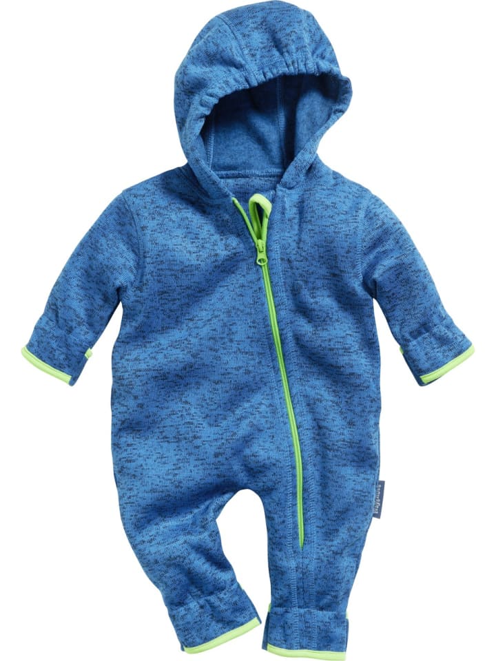 Playshoes Strickfleece-Overall in Blau günstig kaufen