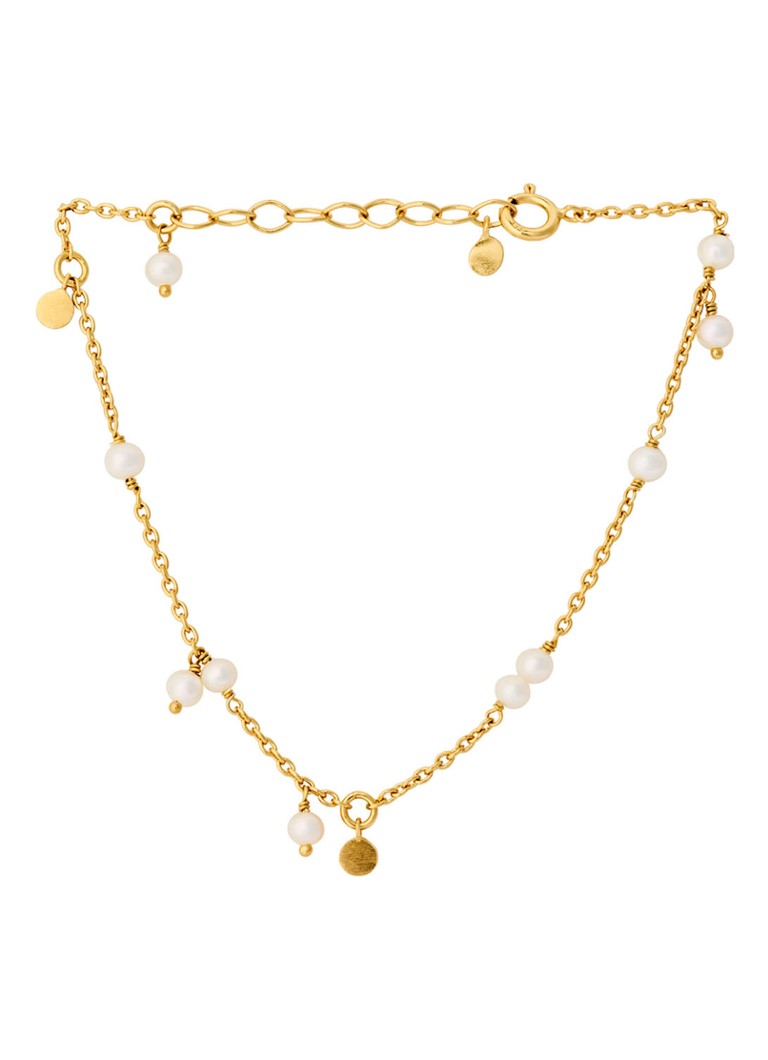 Pernille Corydon Ocean Pearl charm bracelet gold plated