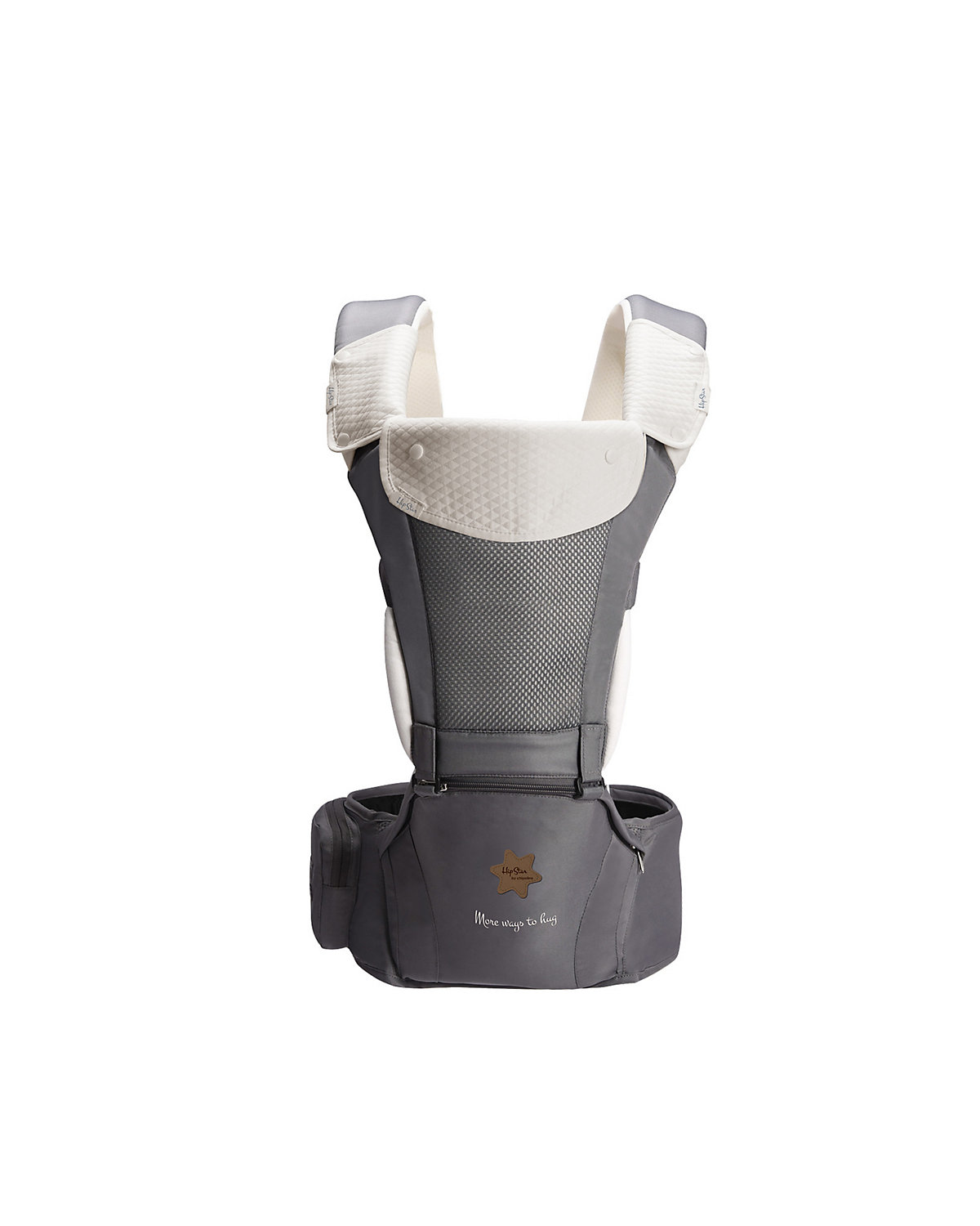Babytrage Hip Star 3 in 1 Bauch- und Rückentrage Hüftsitz ab 4 Monaten Babytragen