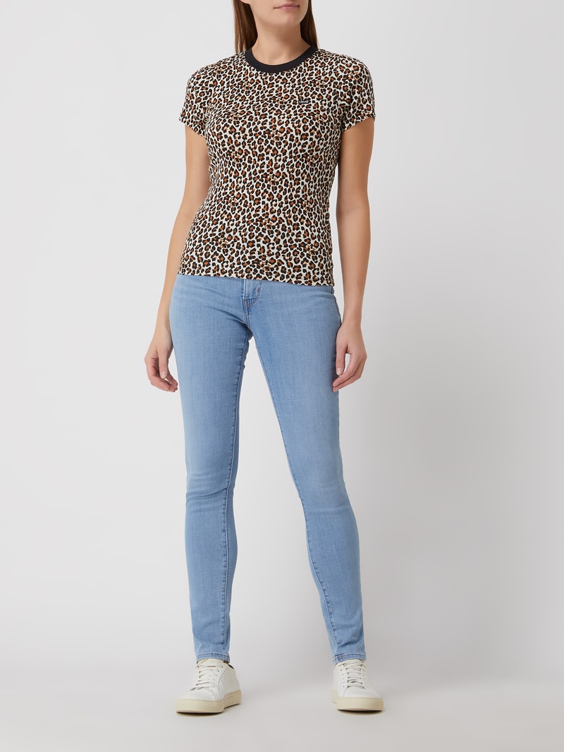 Shaping Skinny Fit Jeans mit Stretch-Anteil Modell '311' in hellblau