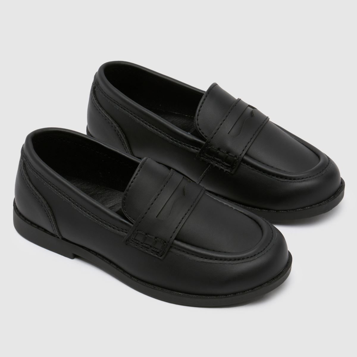 Schuh svarta blixtloafers för pojkar, småbarn