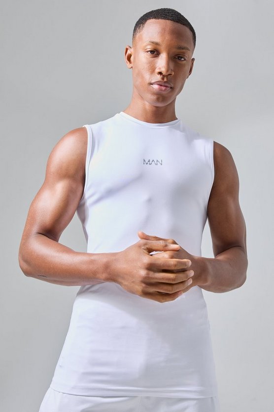 Man Active Kompressions Tanktop