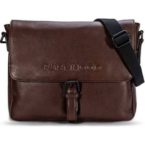 FARMHOOD Memphis Aktentaschen Messenger Leder 32 cm