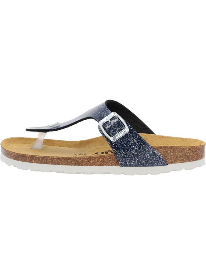 palado Zehentrenner in blau glitzer günstig kaufen 38