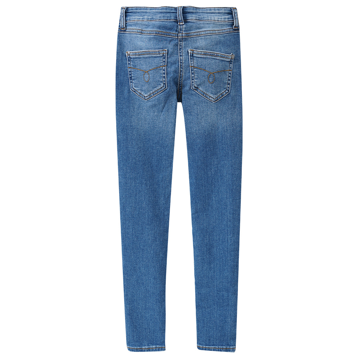 Mädchen Skinny-Jeans mit verstellbarem Bund