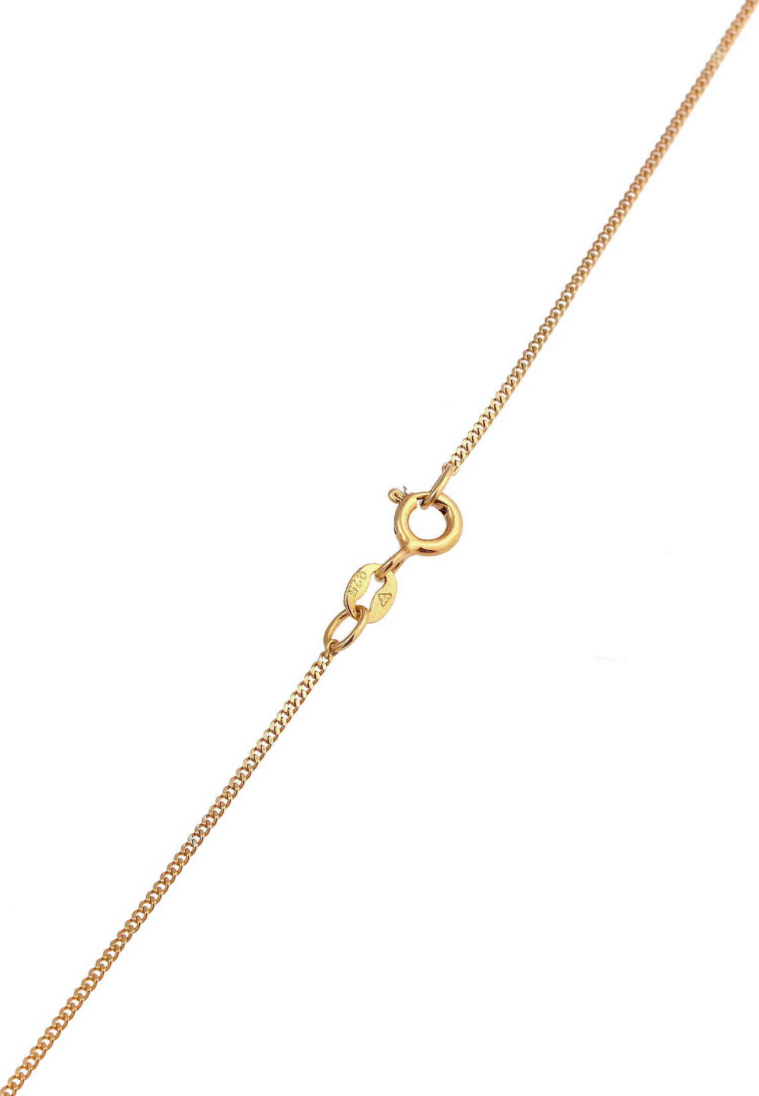 Colgante básico mate Geo Trend de Elli Circle of Ladies en plata de ley 925