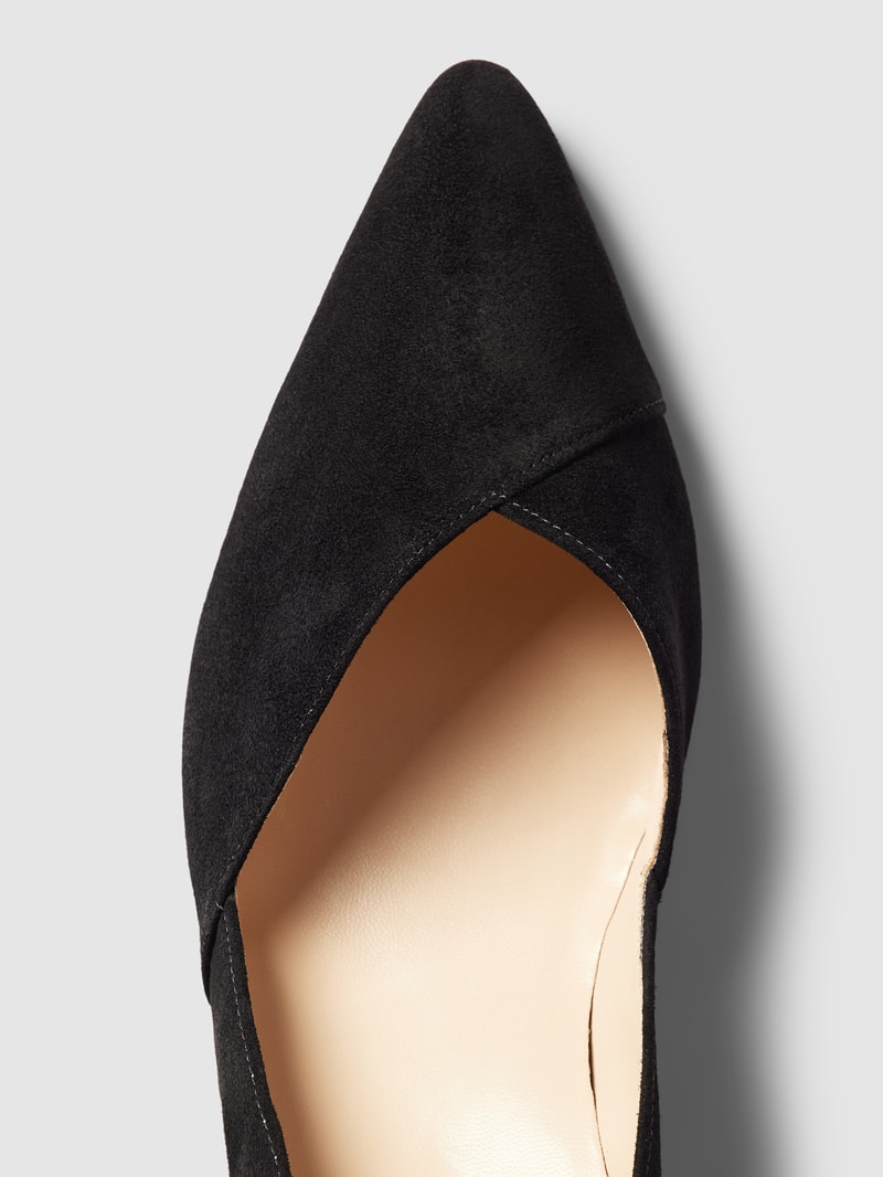 Pumps mit Blockabsatz Modell 'Boulevard' in schwarz
