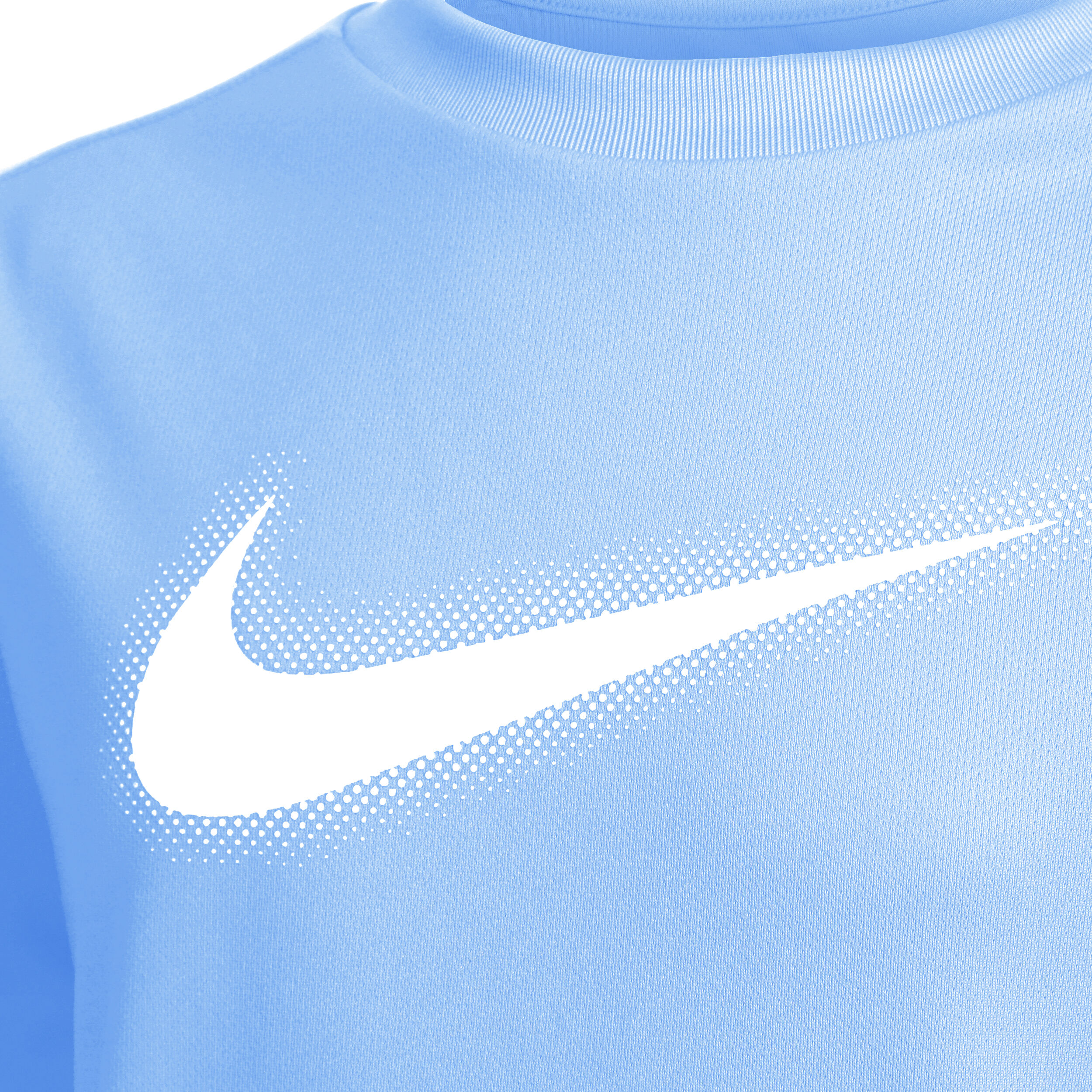 Dri-Fit Multi+ T-Shirt Jungen - Hellblau, Weiß