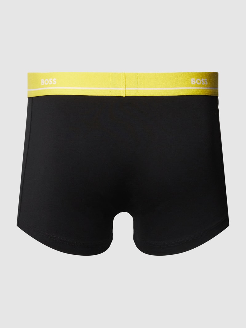 Trunks mit elastischem Logo-Bund im 5er-Pack in schwarz