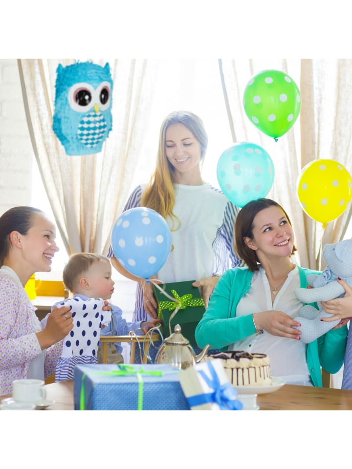 relaxdays Pinata Eule in Blau günstig kaufen onesize
