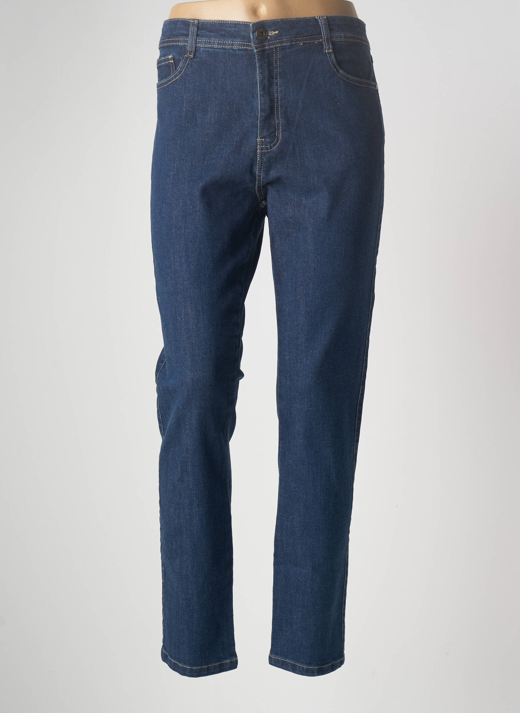 An Ii Vito Jeans Coupe Slim Femme couleur bleu