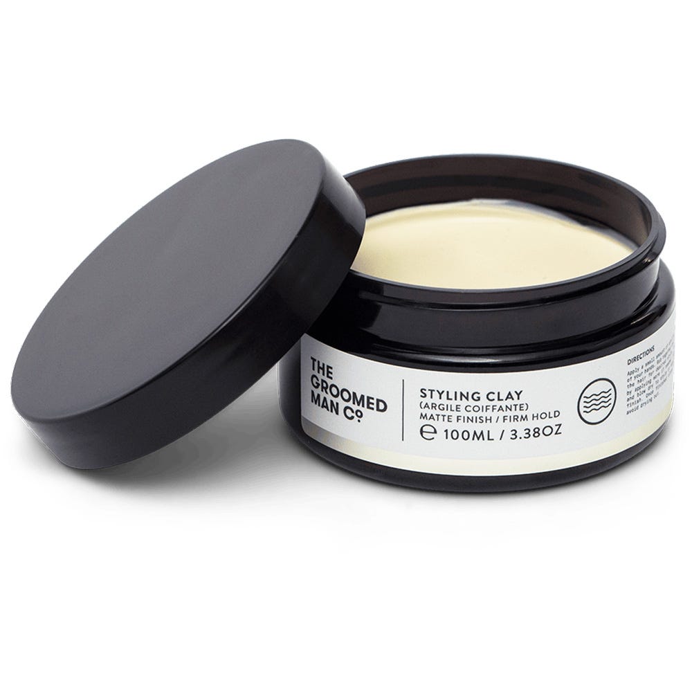 The Groomed Man Styling Clay Matte Finish Firm Hold 100 ml