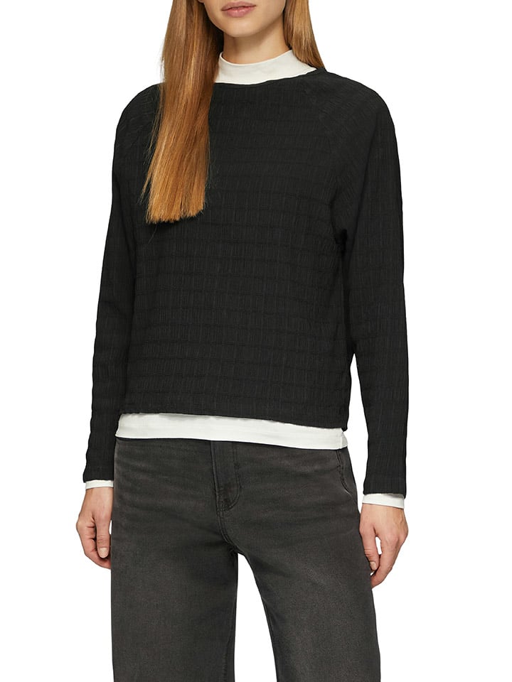 comma Bluse in Schwarz günstig kaufen
