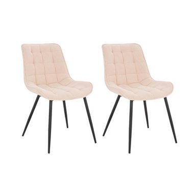 HOME DELUXE Esszimmerstuhl Polsterstuhl 2er - 8er Set IKALO (2 St), Gestell aus Metall, Küchenstuhl
