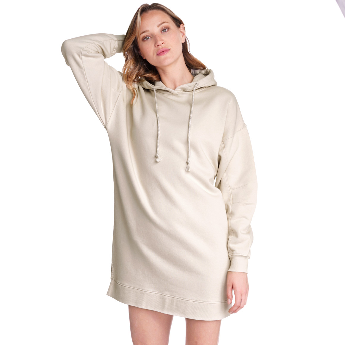 Damen Sweatkleid mit Kapuze